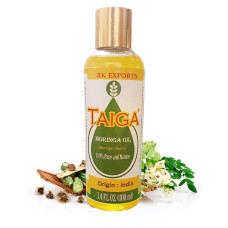 TAIGA Moringa Oil - முருங்கை விதை எண்ணெய் Multipurpose Cold Pressed Moringa Oil/Pure Drumstick Seed Oil For Cooking/Hair Growth and Skin Care